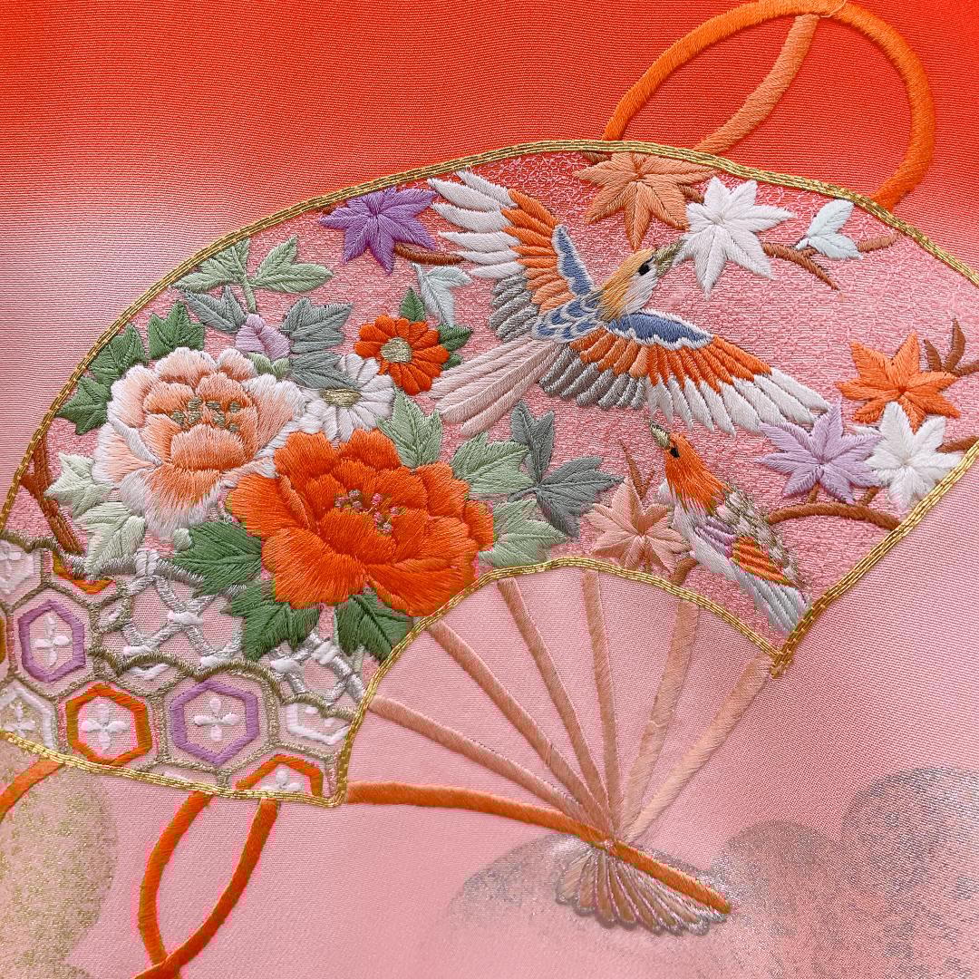 Y★3977★ 子供着物 襦袢付き 一つ身 女の子 七五三 3才