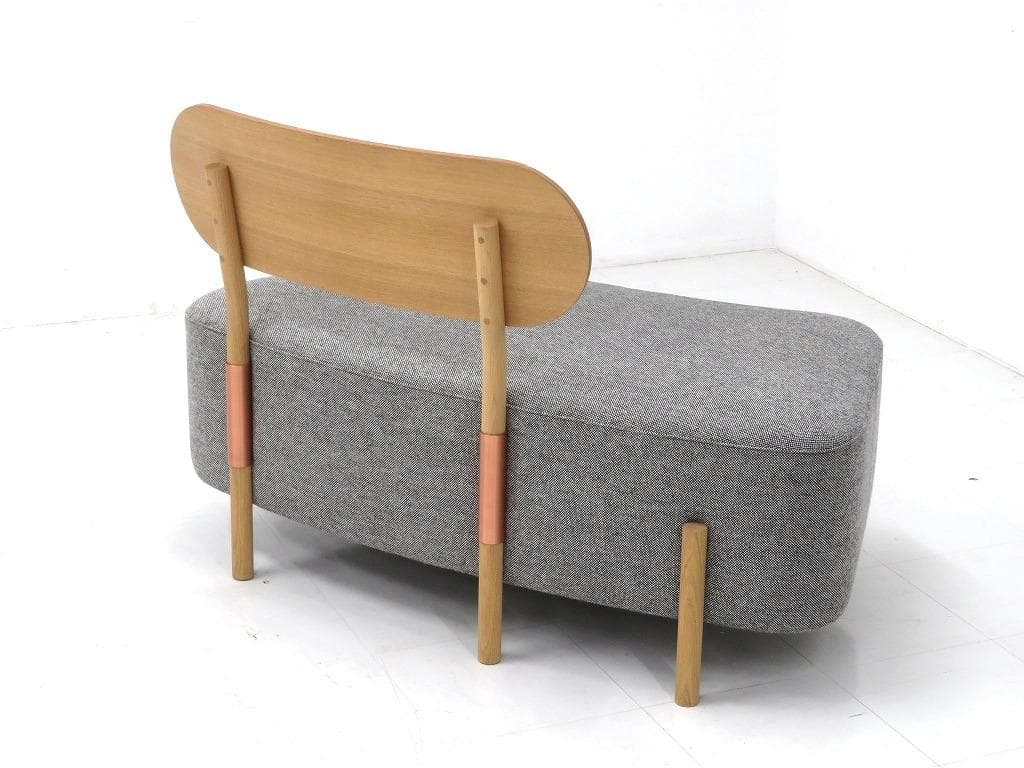 展示品　カリモク　ドラドラ　北欧　オーク材　ソファ ラウンジチェア　カフェ　北欧