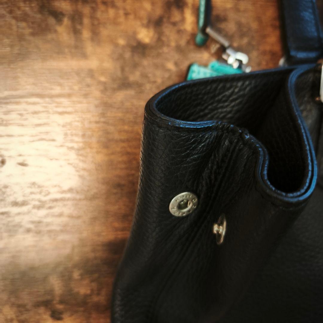 K*K様 セラピアン　ミラノ　ネイビートートバック(ポーチ付)