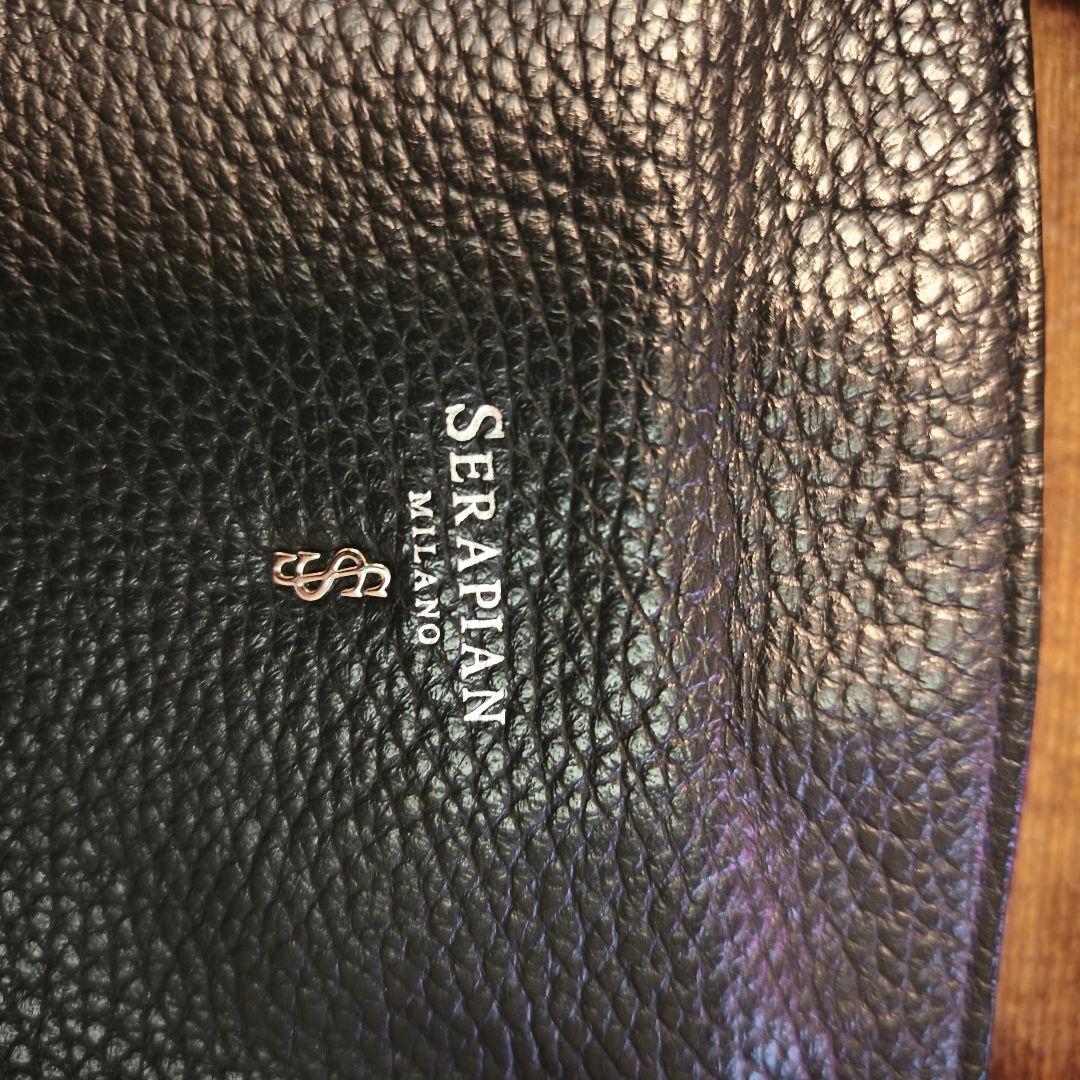 K*K様 セラピアン　ミラノ　ネイビートートバック(ポーチ付)