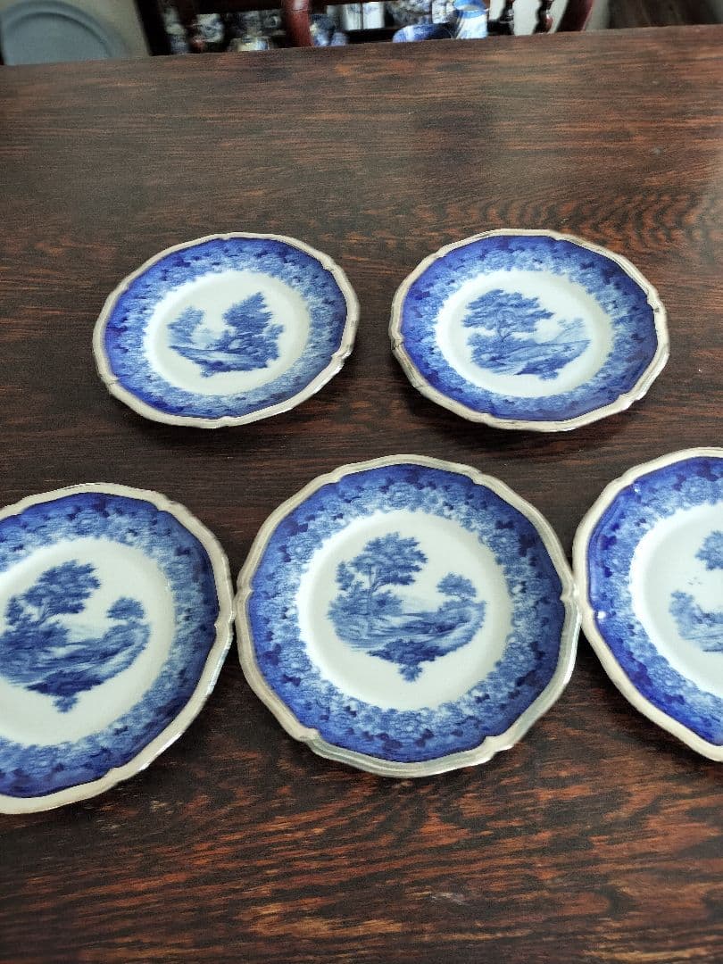 ローゼンタール　銀縁チッペンデール5枚