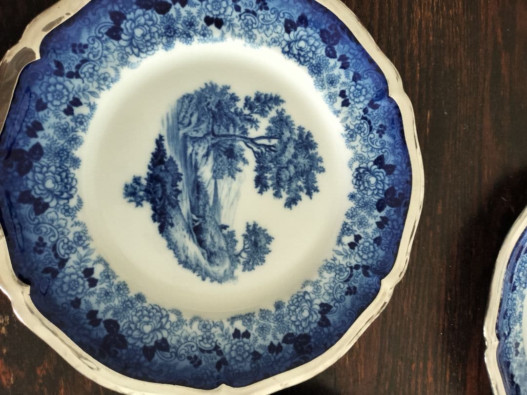 ローゼンタール　銀縁チッペンデール5枚