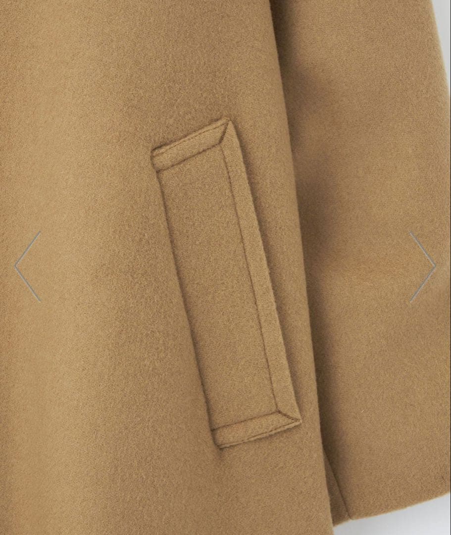 EMMEL REFINES EM テント フレアコート ブラウン Mサイズ