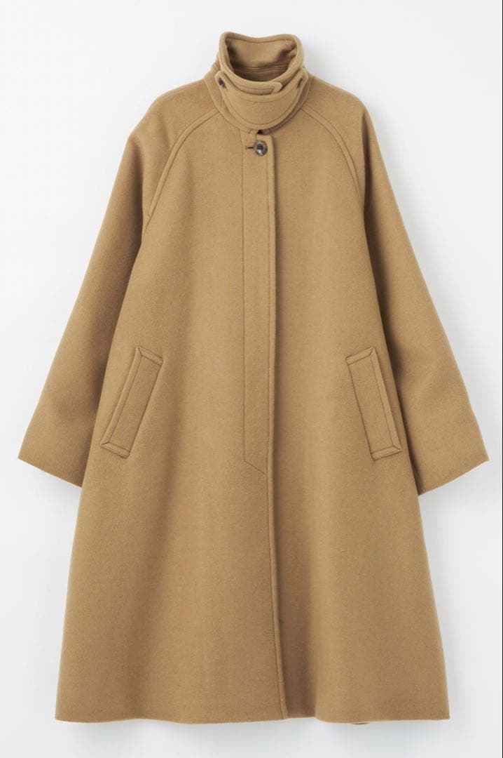 EMMEL REFINES EM テント フレアコート ブラウン Mサイズ