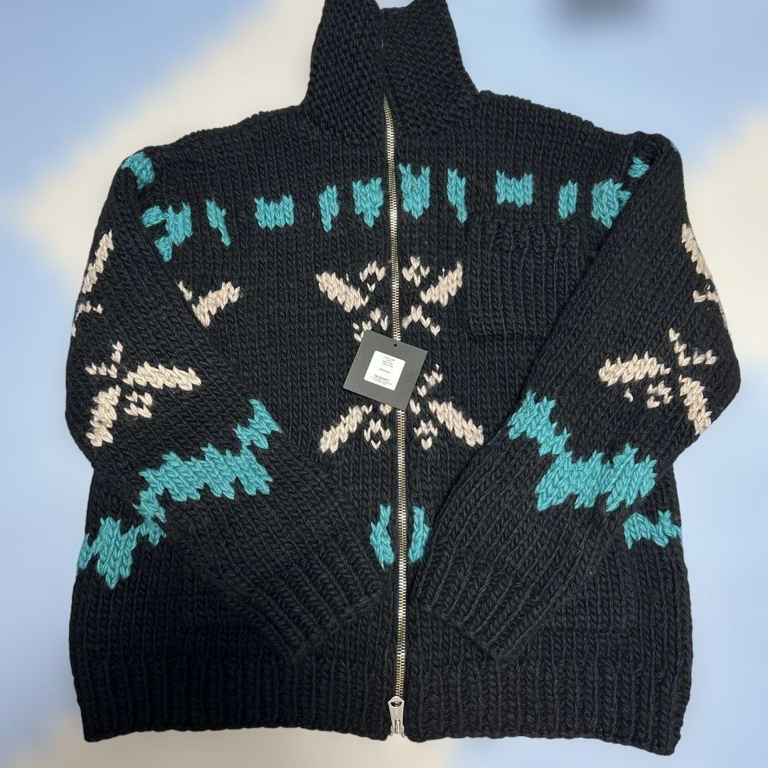 定価110000円 ユウキハシモト　22AWカウチン セーター ニット 48