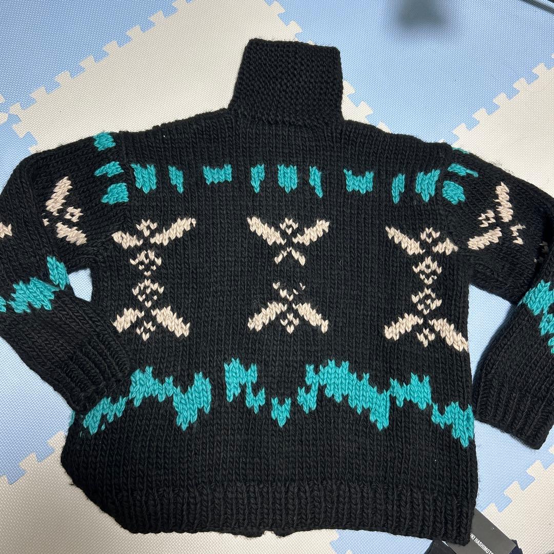 定価110000円 ユウキハシモト　22AWカウチン セーター ニット 48