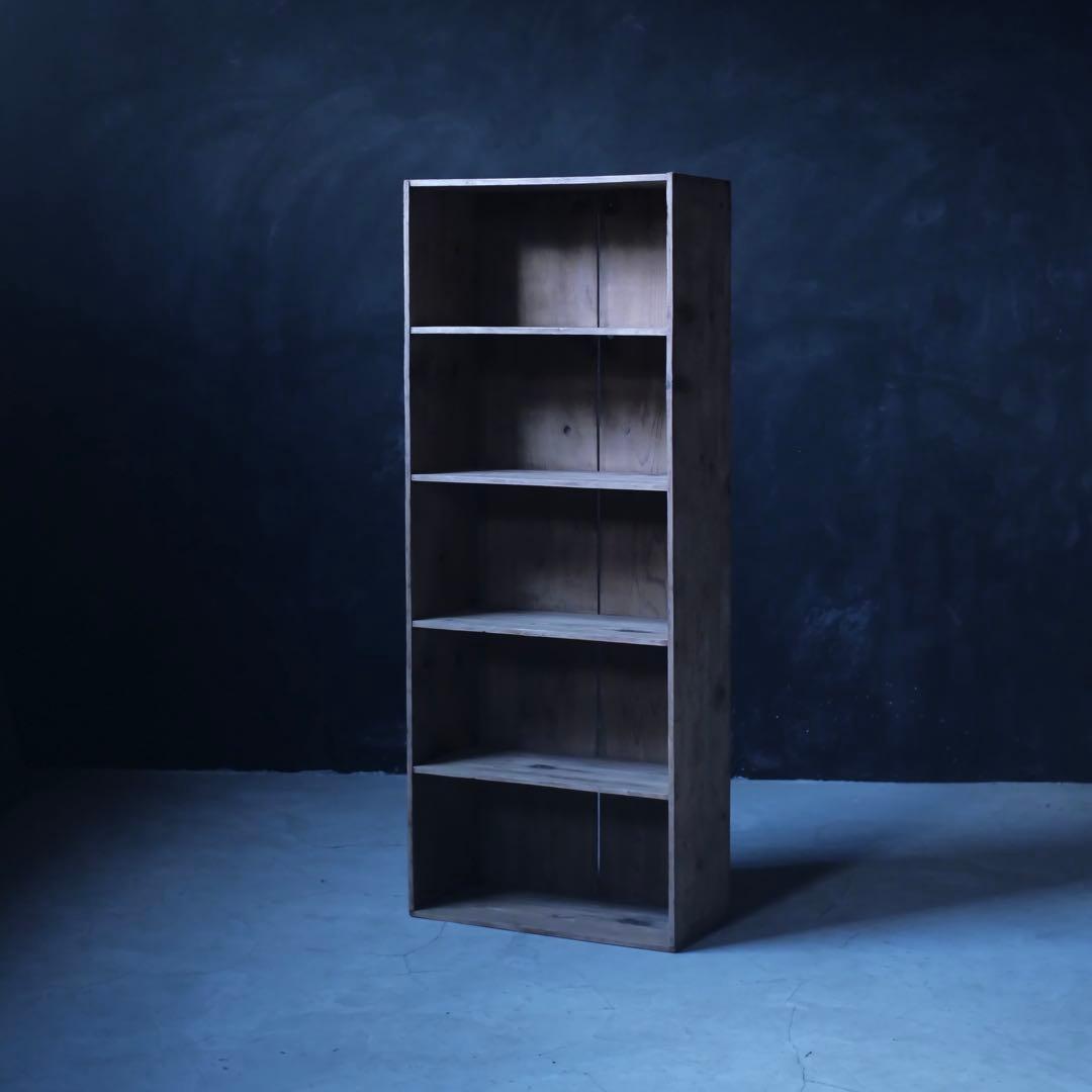 棚　飾り棚　食器棚　本棚　収納　木箱　古家具　古道具　アンティーク　昭和レトロ