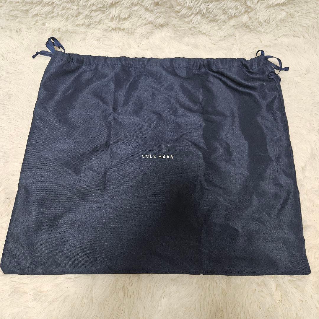 【美品　保存袋付】コールハーン　トートバッグ　現行　シボ革　シンプリー　大容量