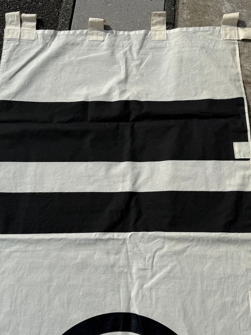 中古 現代 幟旗 武者絵 ⑧ 大畑 耕雲 全長7m10cm 金粉入 のぼり旗