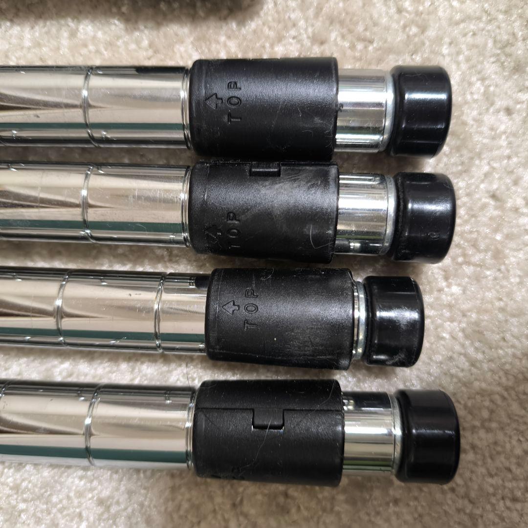 【幅90cm】スチールラック 5段 シルバー 棚板1枚追加済み　値引き交渉可