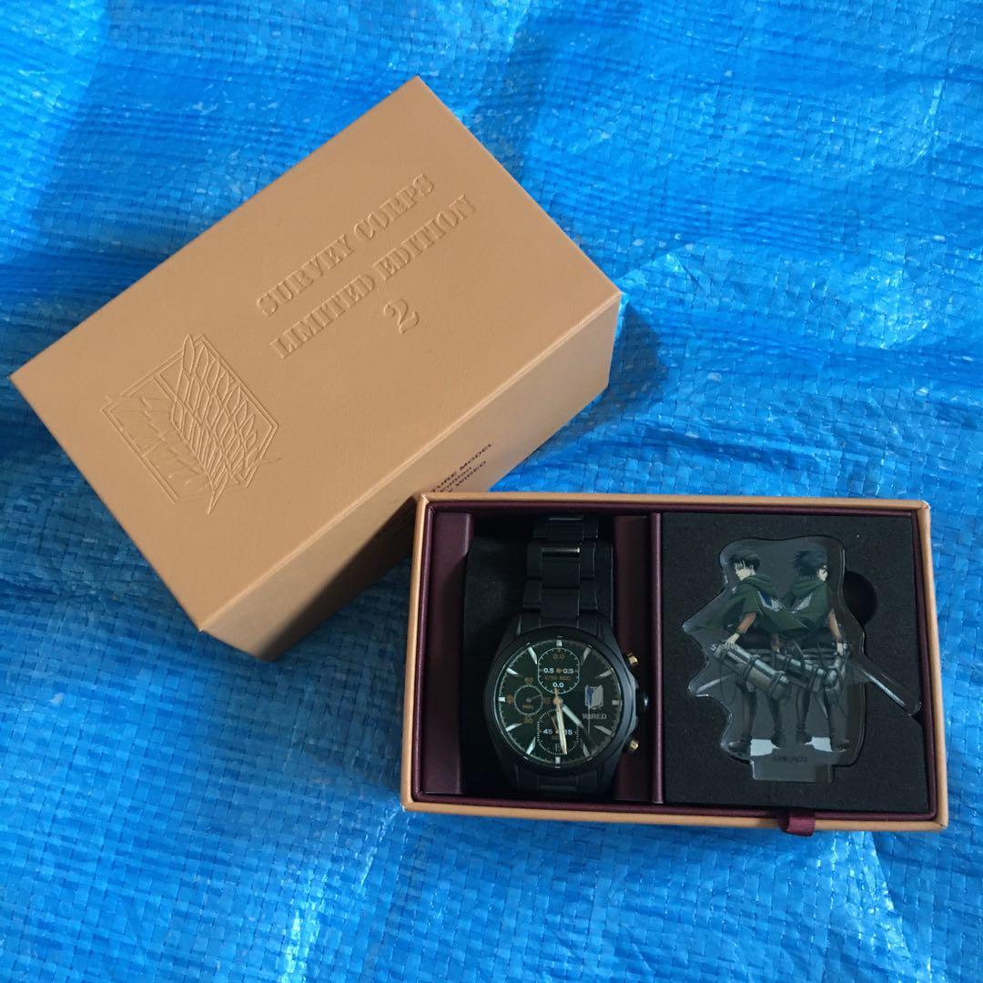 レア★SEIKO⬛︎WIRED⬛︎進撃の巨人⬛︎コラボ腕時計