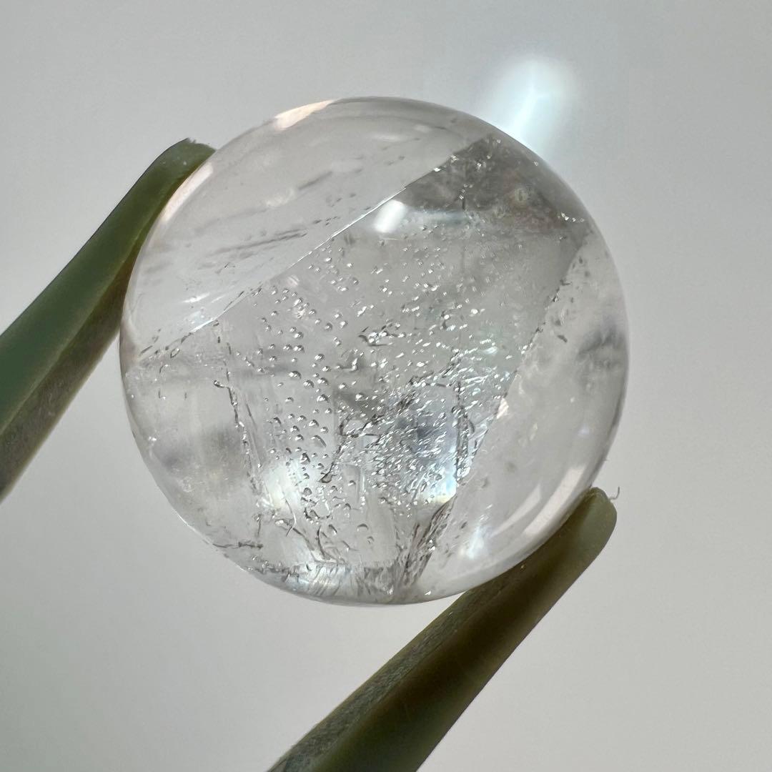 超レア　高品質　虹入り貫入水晶　クォーツインクォーツ　スフィア　クリスタル　4