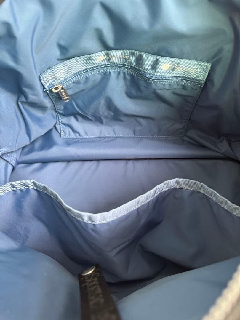 レスポートサック　ボストンバッグ　ショルダーバッグ 黒ホログラム