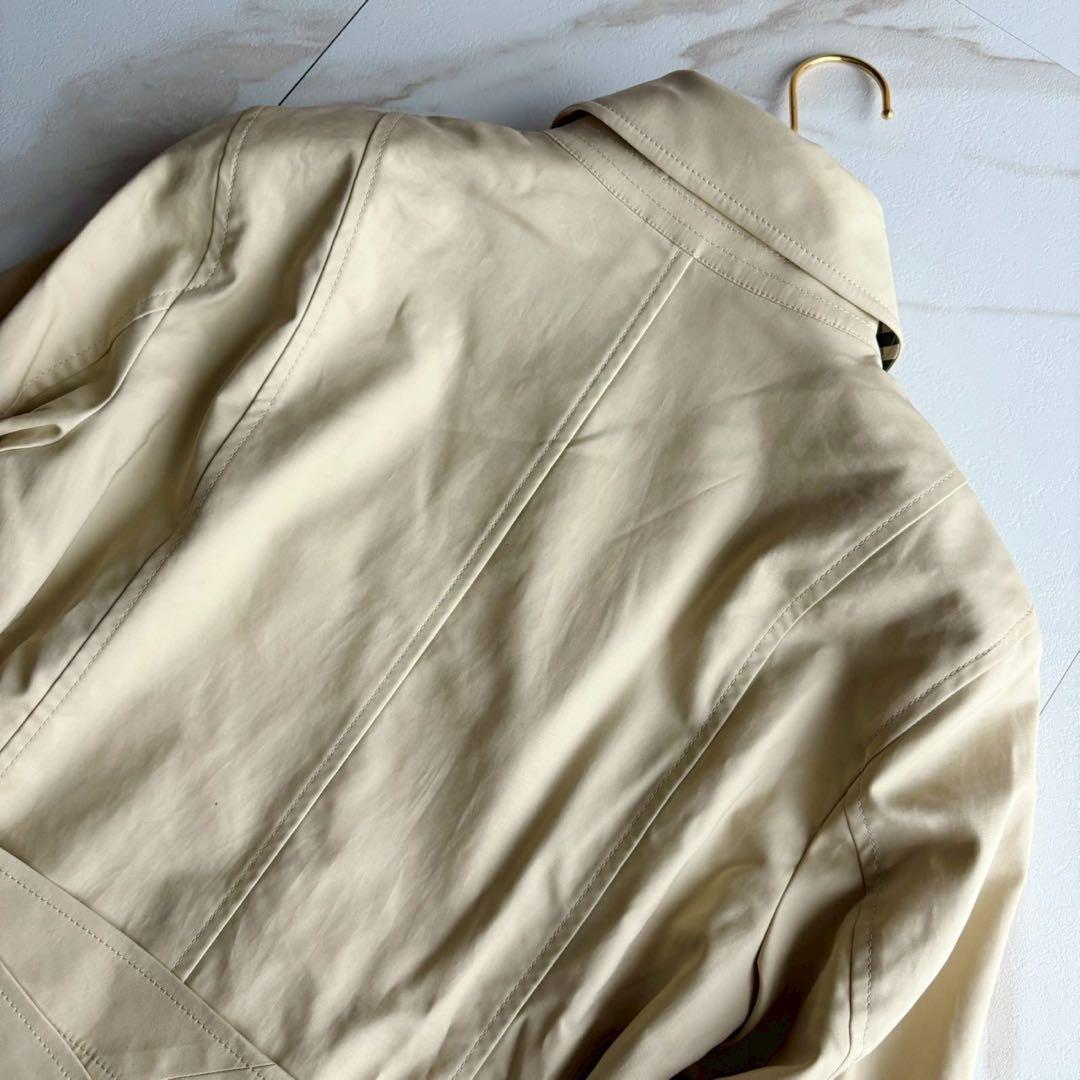 美品◆バーバリーロンドン トレンチコート ジャケット ベルト付 ノバチェック M