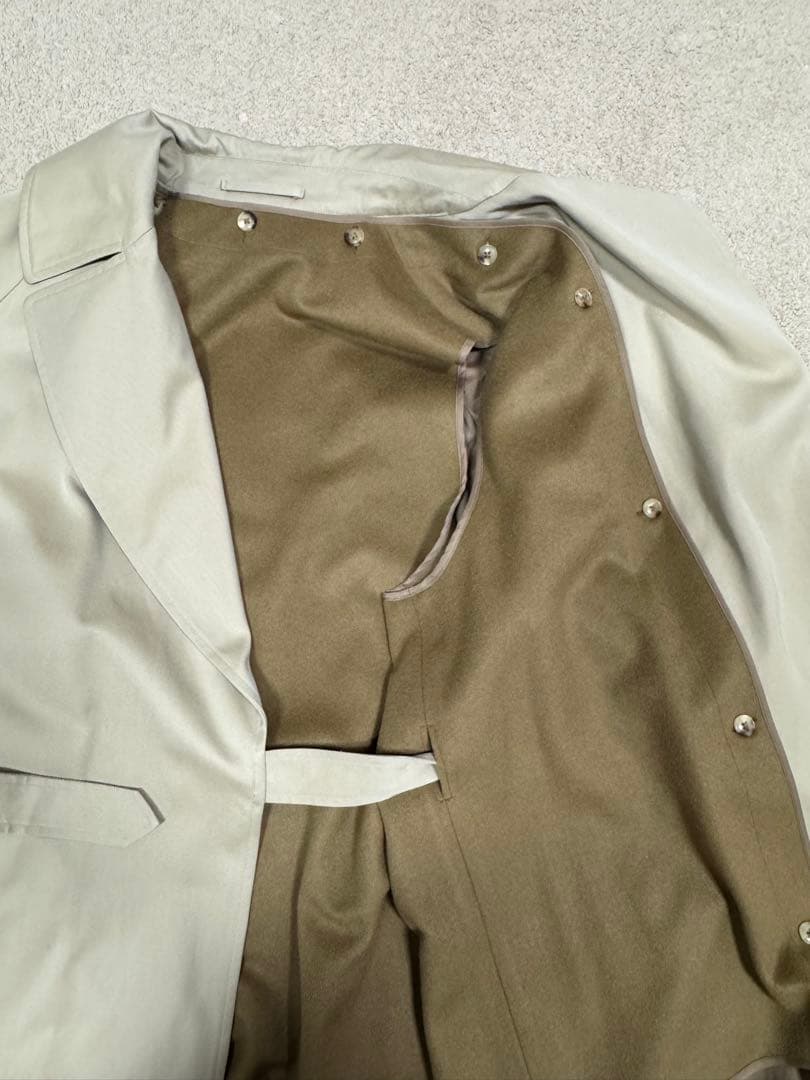 COMOLI コモリ コットンギャバ タイロッケンコート ベージュ　コート