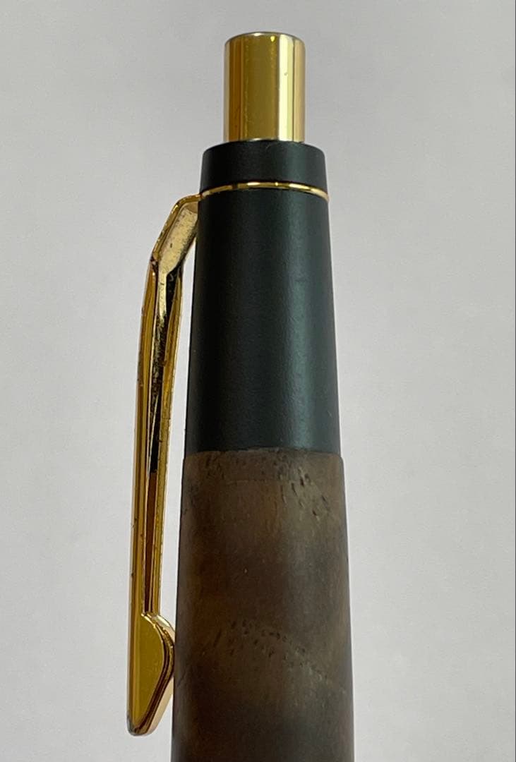 野原工芸 栗上杢 ゴールド金具 シャーペン