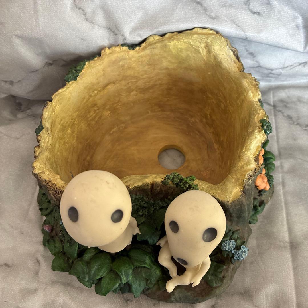 [廃盤レア品] もののけ姫コダマの住処　ジブリ　ガーデニング・プランター