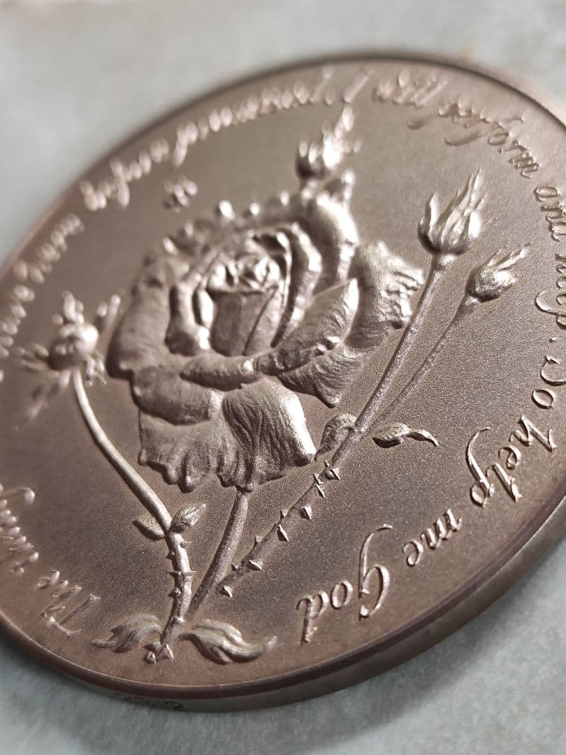 希少1977 イギリス エリザベス ジュビリー 銀 メダルシルバー銀貨