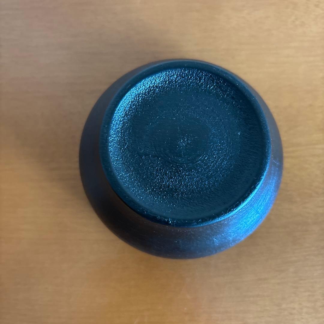 赤木明登氏作 ぐい呑み(大)黒、赤