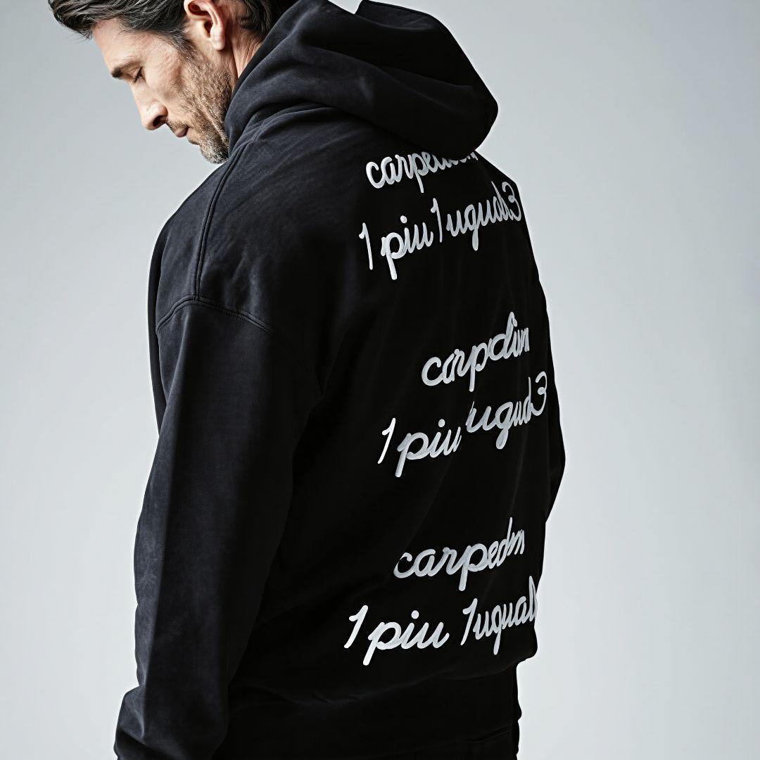 極美品 Ⅳ 1piu1uguale3 ウノピュウノ パーカー オーバーサイズ