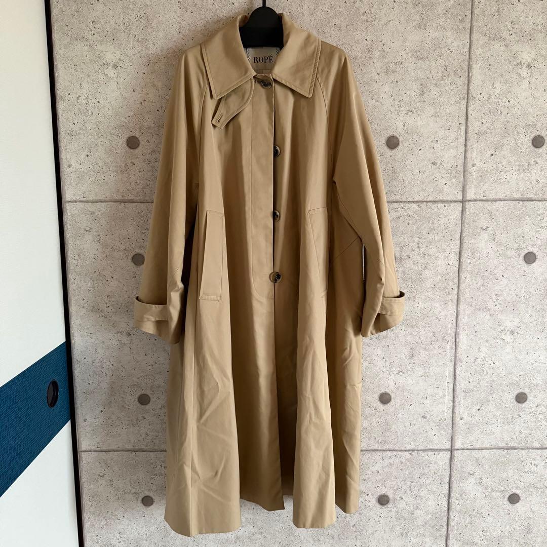 定価3.9万円 三尋木奈保×ROPE' ステンカラーコート 36