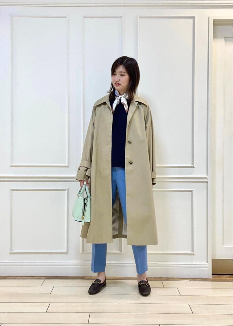定価3.9万円 三尋木奈保×ROPE' ステンカラーコート 36