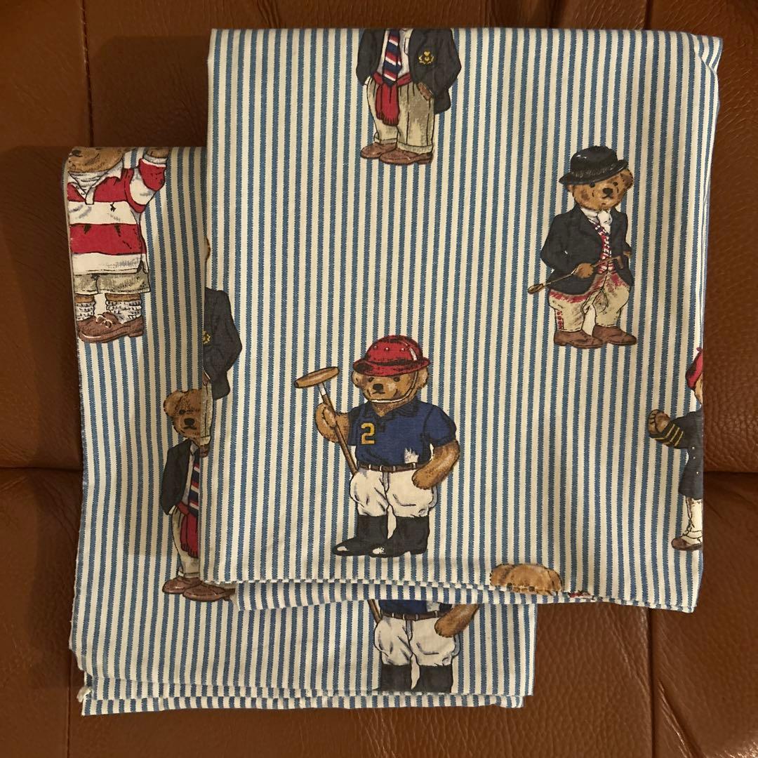 ラルフローレン　ベア　ピロケース２枚セット