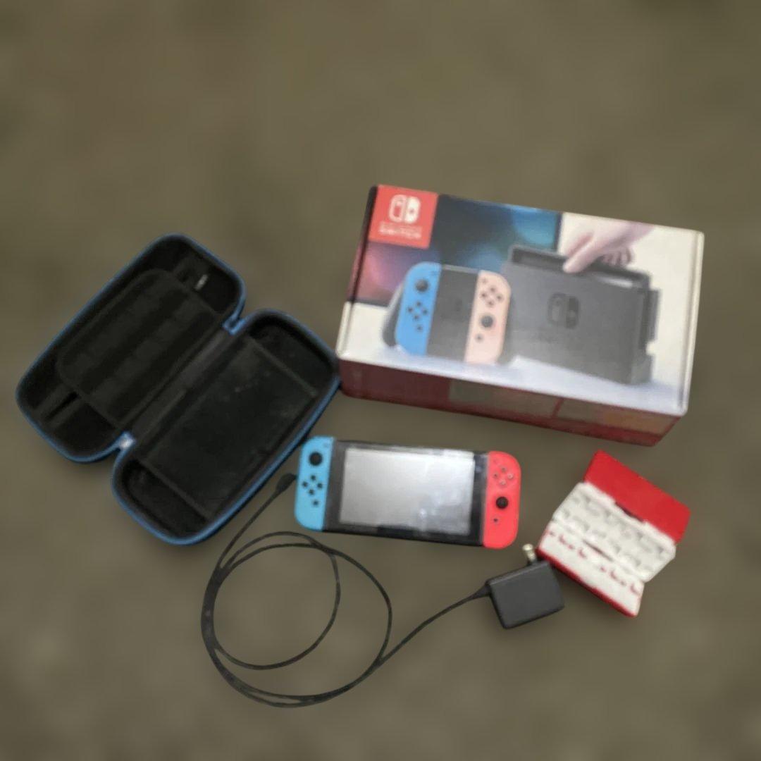 ニンテンドースイッチ本体　箱あり　ケース付き