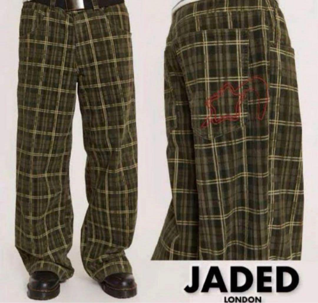 ゆ*ゆ様 jaded london チェックパンツ W32 かつきくん着用