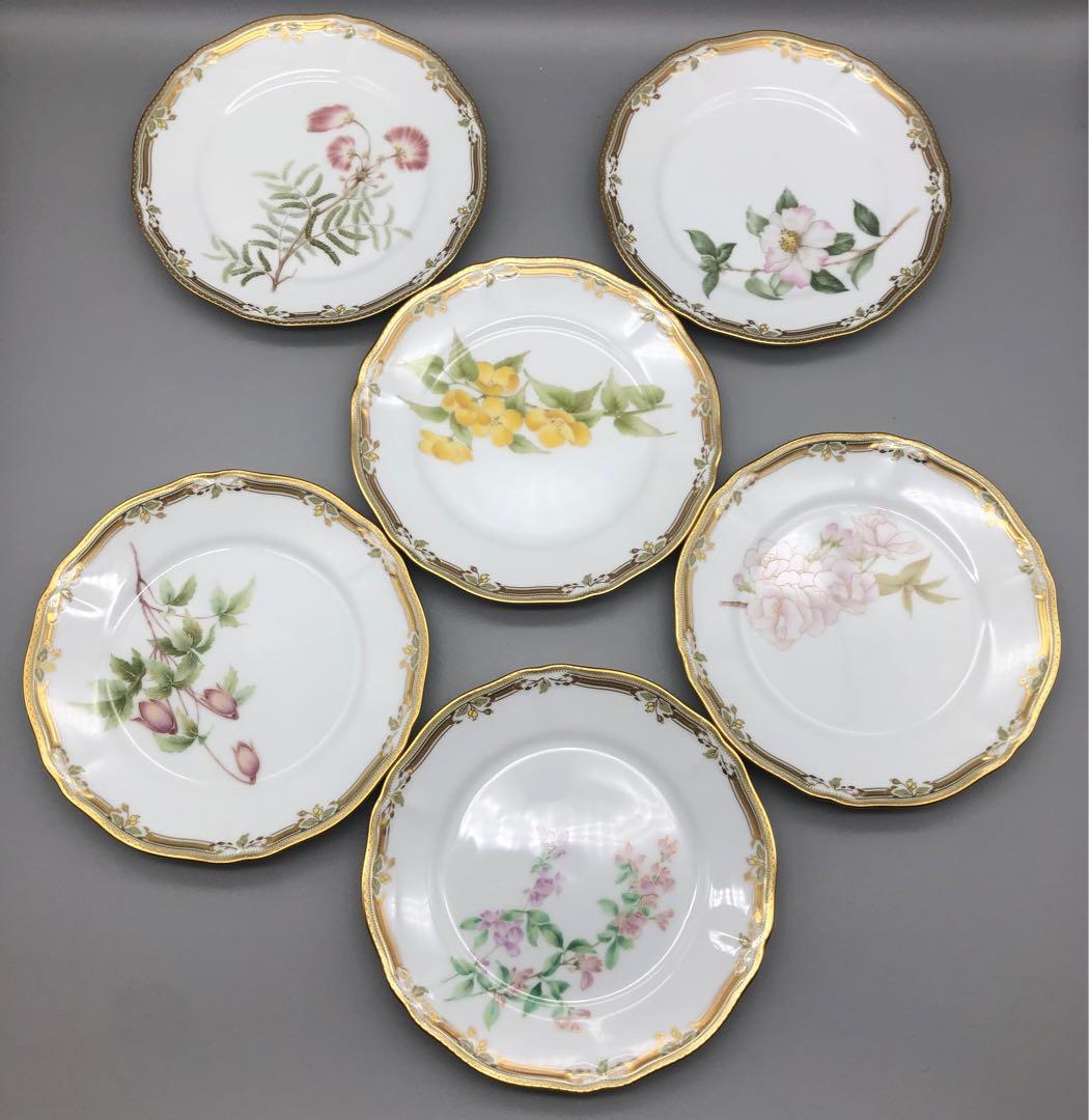 希少⭐️Noritakeノリタケ廃盤品ガラコンテッサ18cmケーキ皿6枚セット