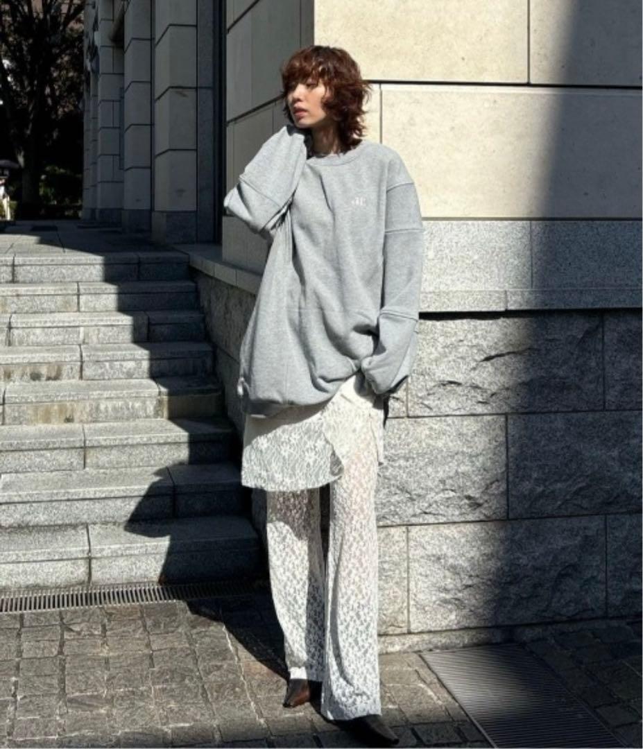 パンツ LACE WRAP SKIRT WITH PANTS