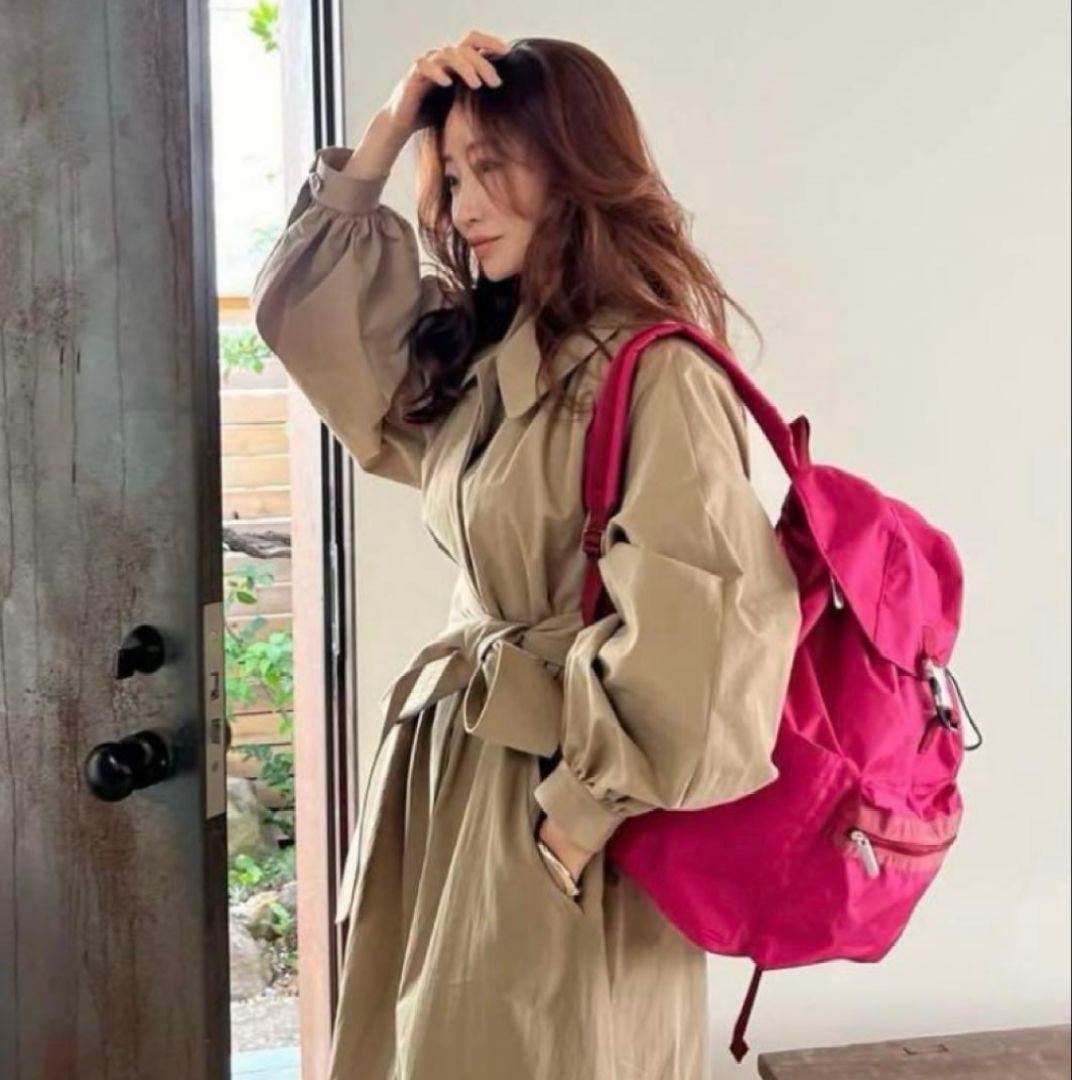 LeSportsac×神崎恵 コラボ バックパック リュック ピンクピーコック