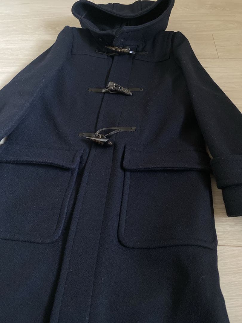 お値下げ可能❤️ HYKE ダッフルコート　サイズ1 ダークネイビー
