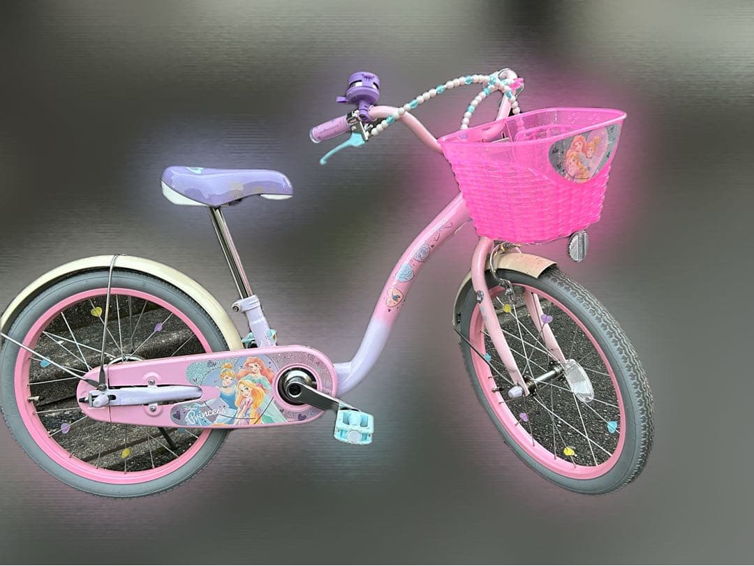 なっぴー　直接引渡希望　18インチ自転車 Disney プリンセス