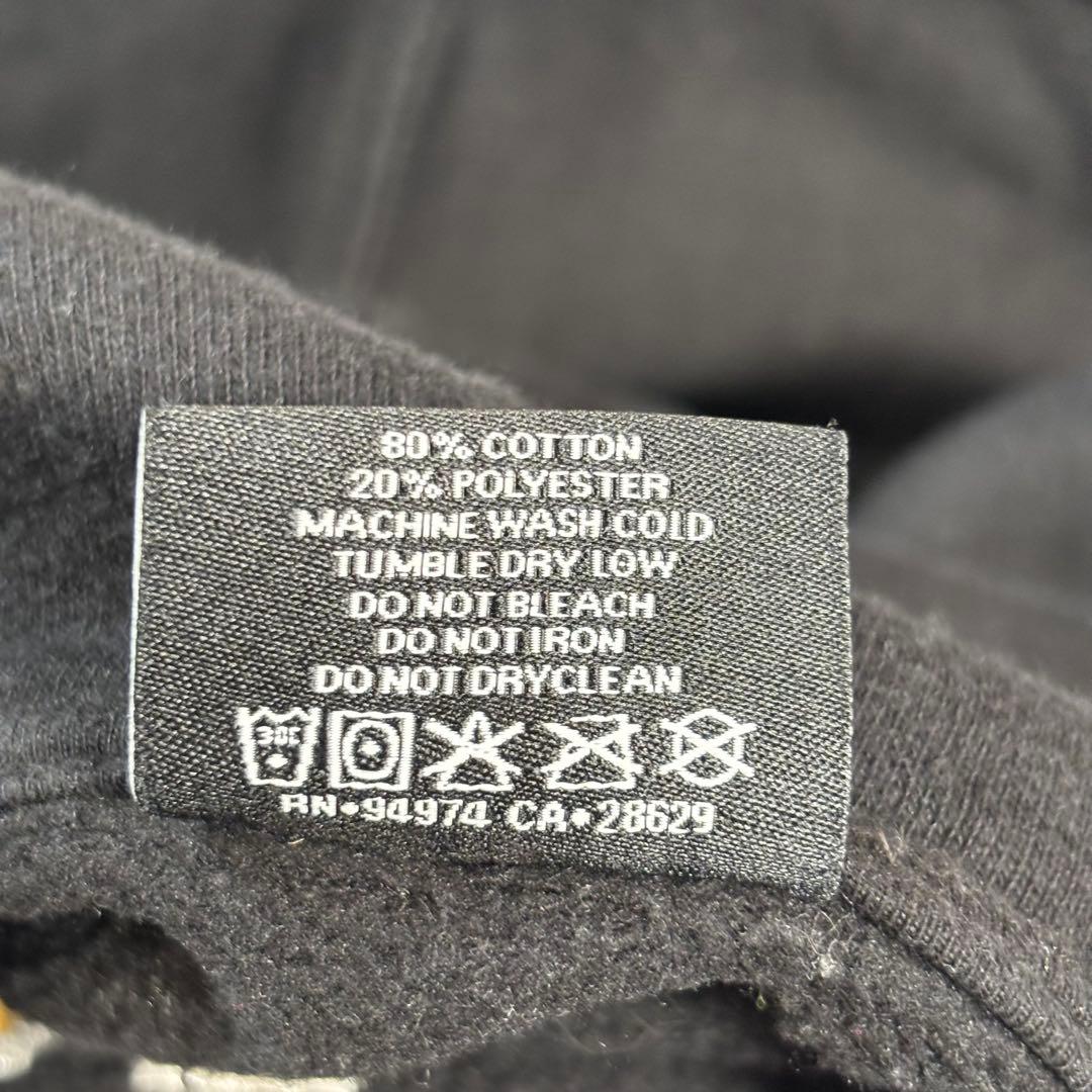 ✨人気✨ステューシー STUSSY パーカー アーチロゴ【L】裏起毛 ブラック