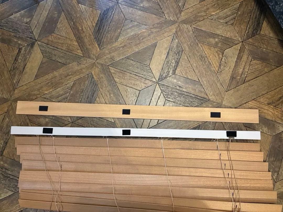 2/16まで期間限定 REオーダー ウッドブラインド つっぱり式