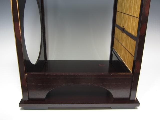 ★　駒沢利斎　吉野棚　裏千家　十五代　淡々斎の花押がございます★x430