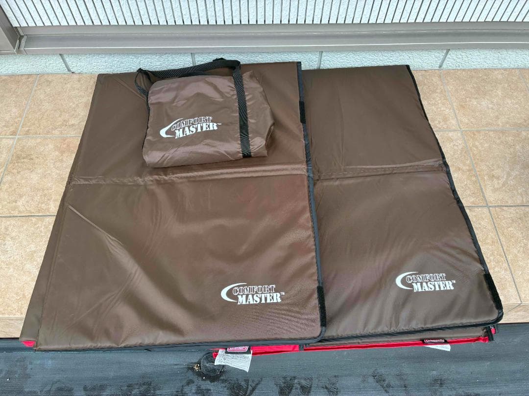 【美品】4Sワイド2ルームカーブ グランドシート マット コールマン