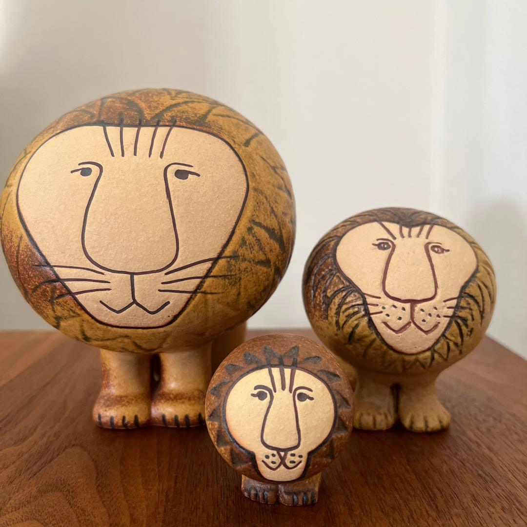 リサラーソンライオン3点セット