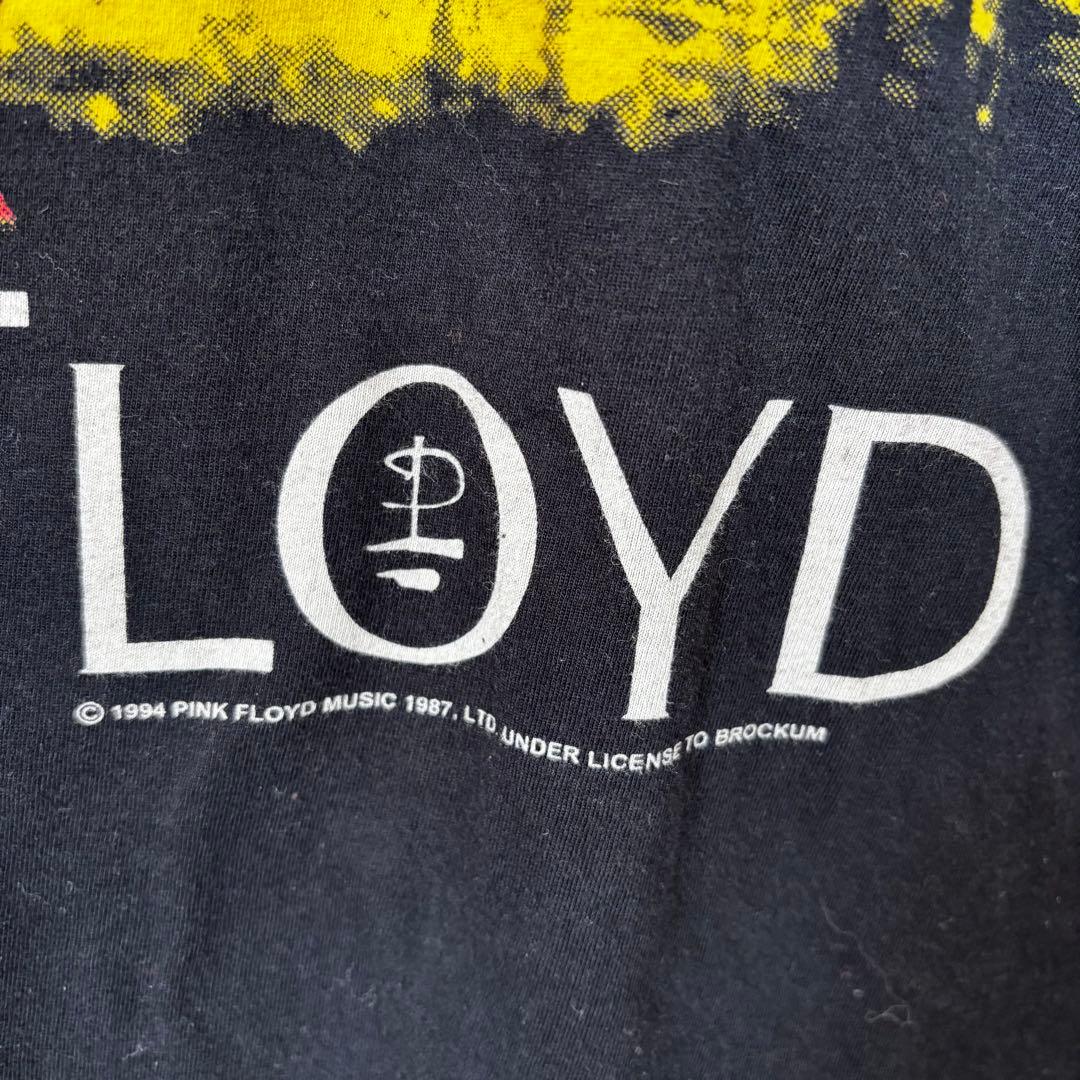 USA製 90s 古着 PINKFLOYD ロンT L ブラック コピーライト