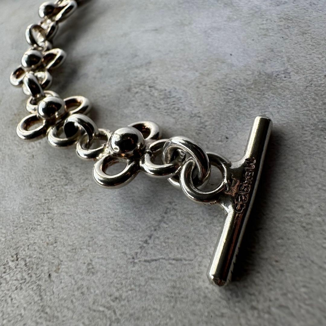 ヴィンテージ モダニストチェーンリンクブレスレット シルバー925 メキシコ製