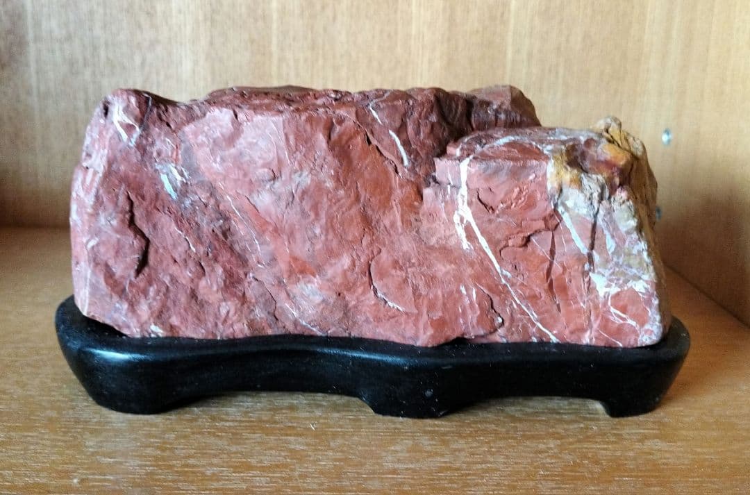 鑑賞石　赤石　レッドストーン