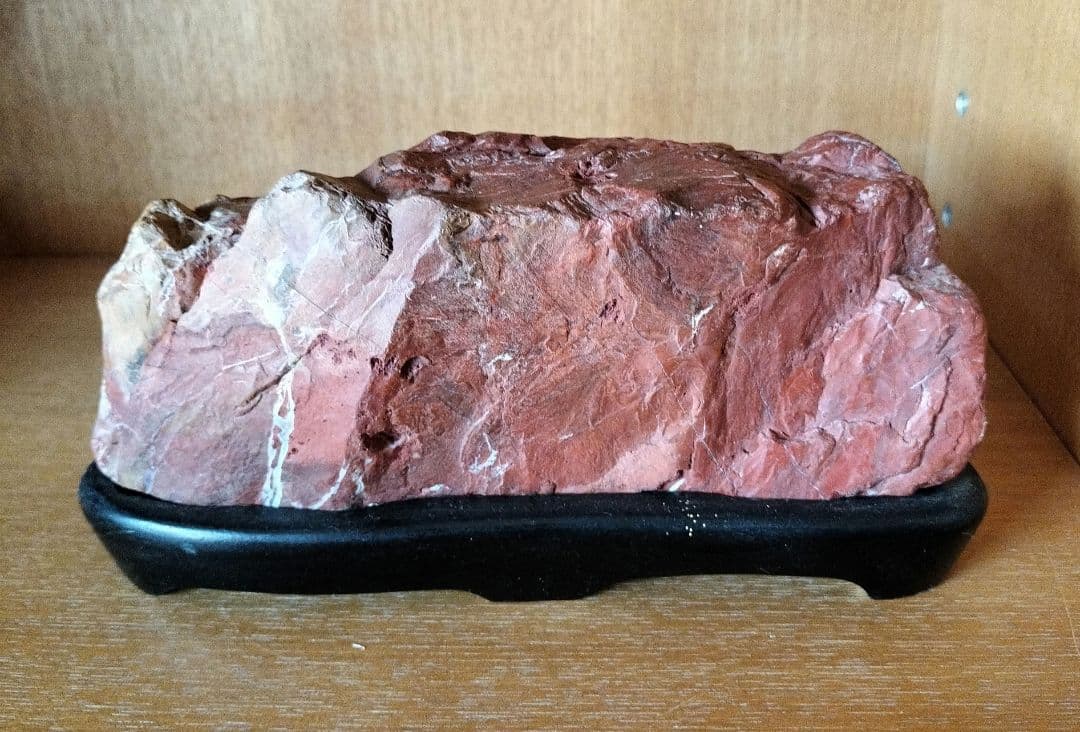 鑑賞石　赤石　レッドストーン