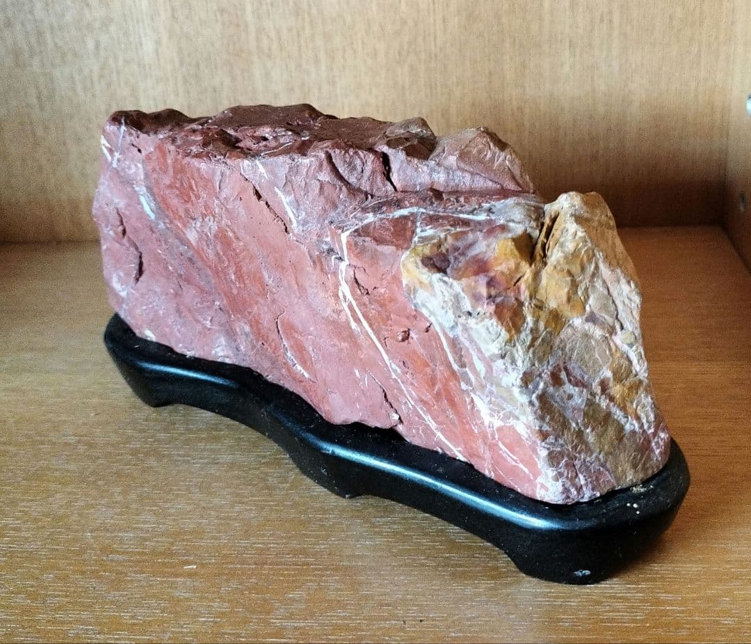 鑑賞石　赤石　レッドストーン