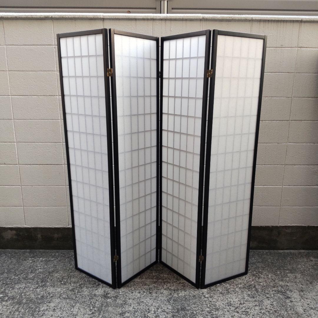 【引取限定・配送不可】衝立(パーテーション)和風4連