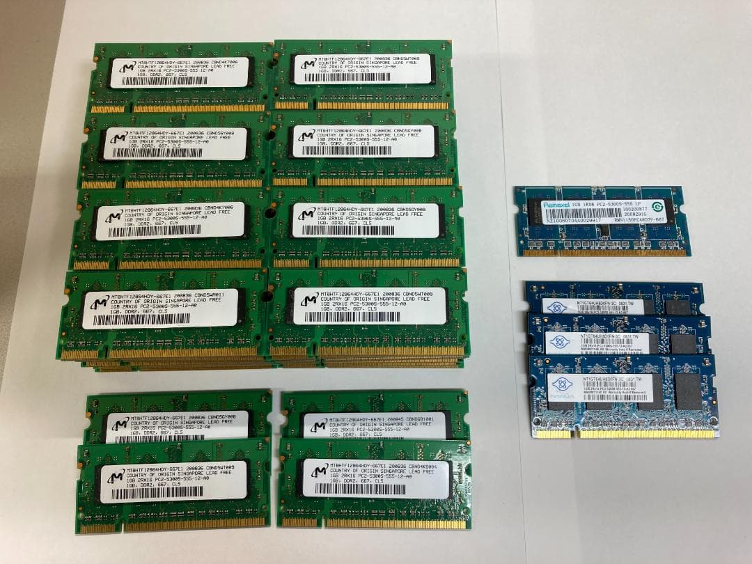 【 星★海さま専用】DDR2-667　1GB　Micron製ほか88枚