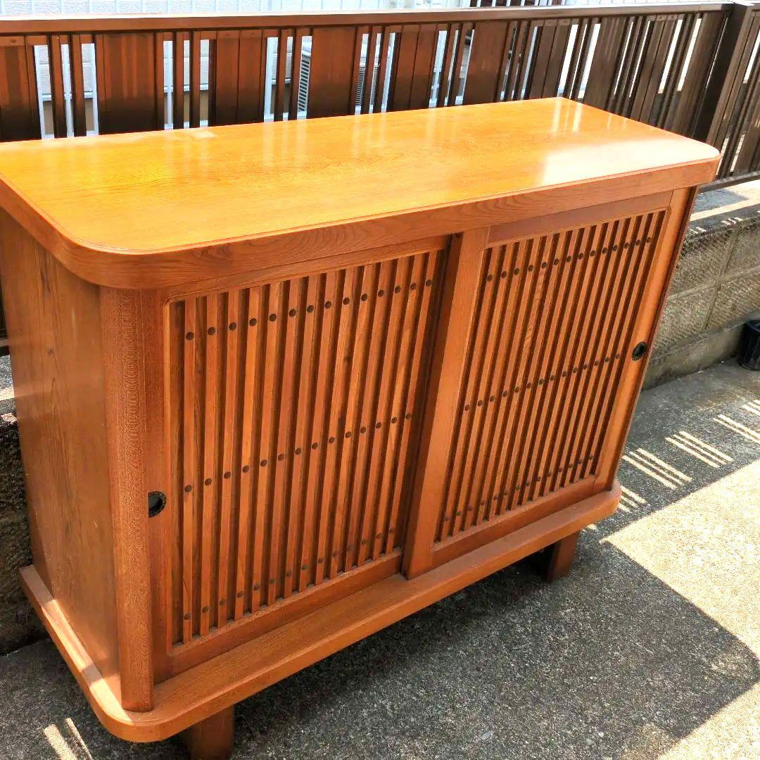 アンティーク 木製(ケヤキ)下駄箱【昭和レトロ】✴️9/8月曜日まで