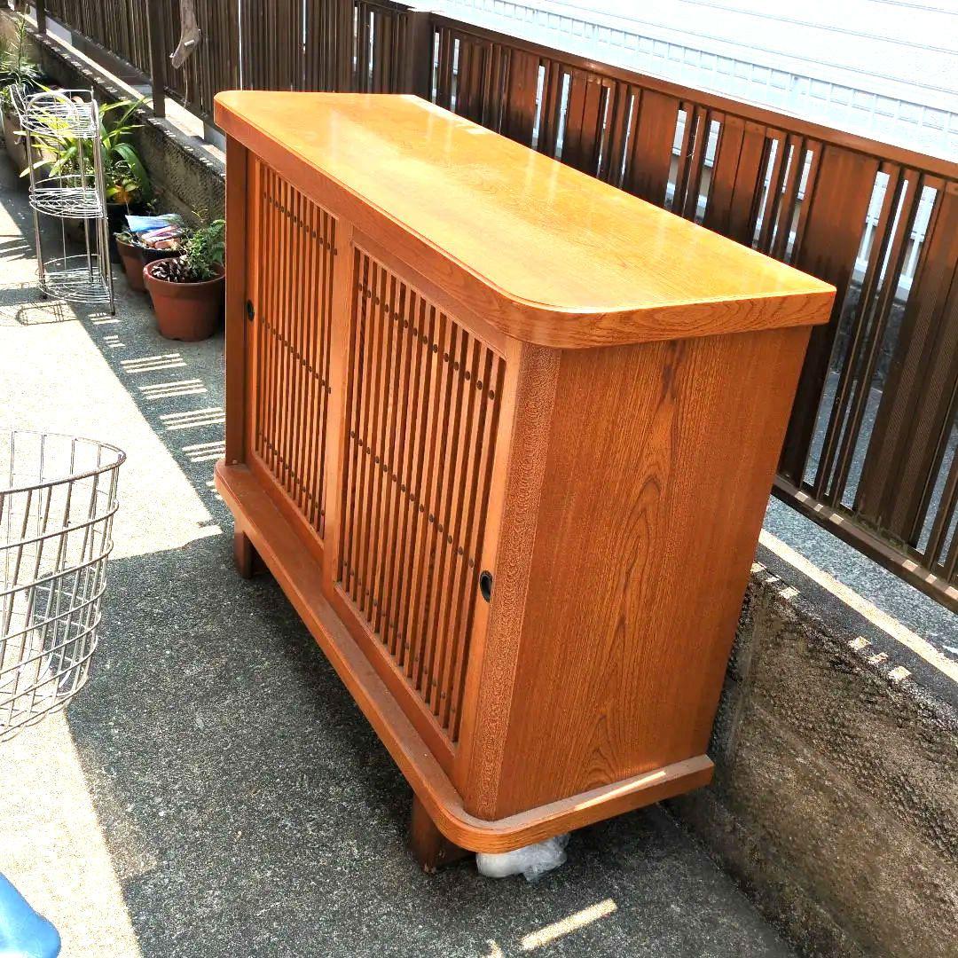 アンティーク 木製(ケヤキ)下駄箱【昭和レトロ】✴️9/8月曜日まで