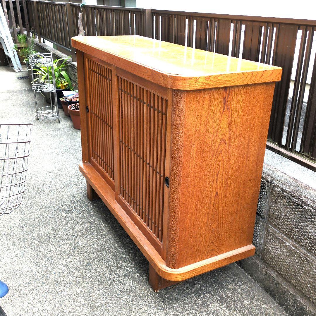 アンティーク 木製(ケヤキ)下駄箱【昭和レトロ】✴️9/8月曜日まで