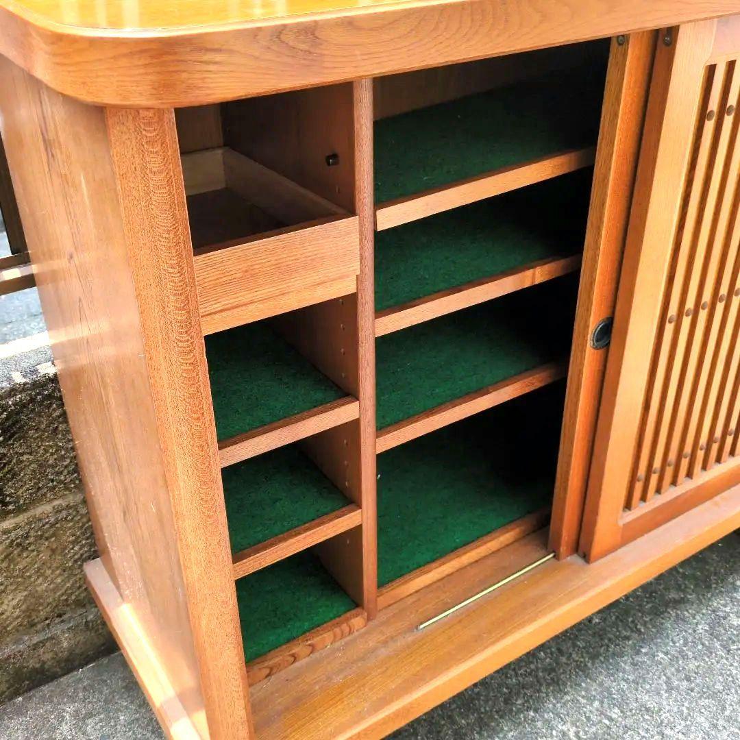 アンティーク 木製(ケヤキ)下駄箱【昭和レトロ】✴️9/8月曜日まで